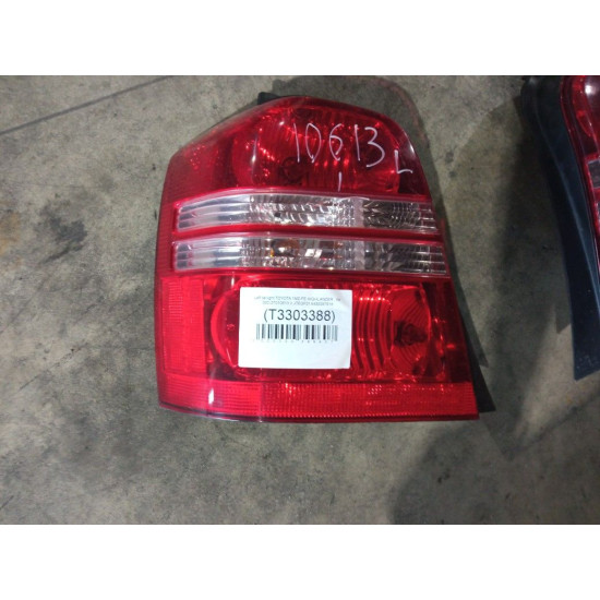 Left Taillight For 2003 Toyota Highlander Stock 10613